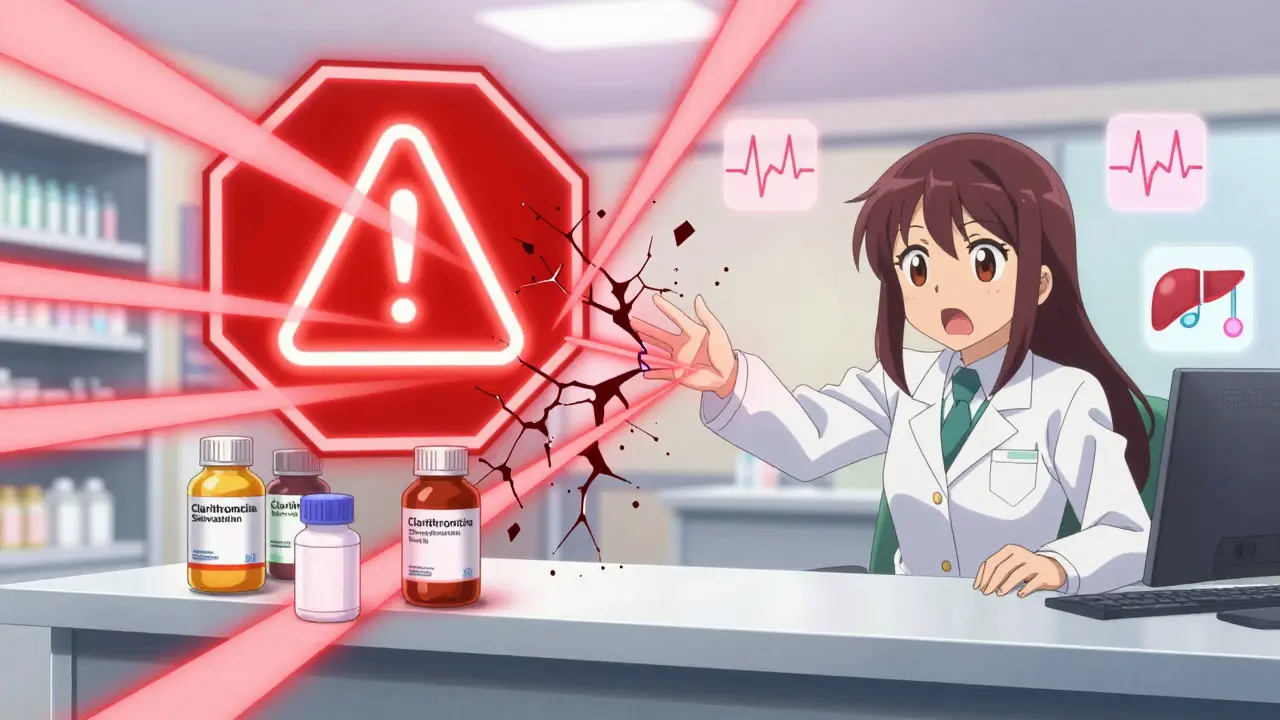 Clarithromycin Drug Interactions: Dangerous Combinations to Avoid